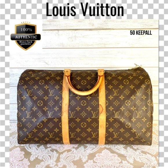 Louis Vuitton Handbags - 💯Louis Vuitton travel bag 50 keepall boston